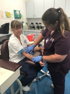 Melbourne Medical Assisting Students Perform Tests - 7-18