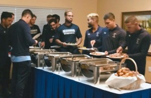 Tallahassee Campus Welcomes Seahawk Baseball Team to Valentines Day Luncheon - E - 2-19