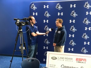 Cameron Provines is Interviewed by ESPN for Landrover Scholarship Award - B - 6-19