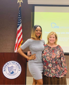 WPB - Alumna Joyce Worthy Visits - 6-19