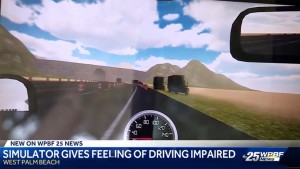 WPBF Safe Driving Simulator Coverage - C - 2-27-20