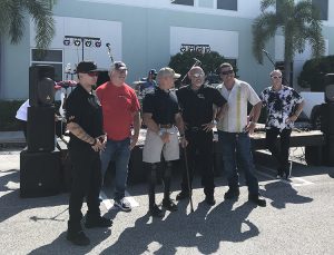US Congressman Brian Mast and other guests at Keiser University Ruck Walk