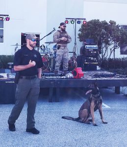 The Do You Give a Ruck Veterans event also included canine demonstrations.