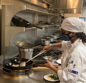  Keiser University Alumna Jada Vidal enjoys practicing her craft as a chef.