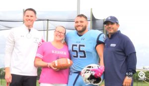 Keiser University Football Players Honor Loved Ones on the Field