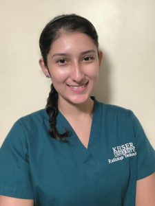 Keiser University student Sara Cardenas looks forward to a rewarding career in radiologic technology.