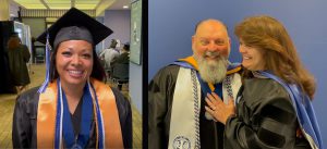 Keiser University West Palm Beach Campus valedictorian Sonja Burgos and husband and wife learners Tom and Teresa Buzzerd recently shared inspirational insights to fellow learners as they celebrated commencement.