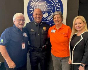Keiser University’s Port St. Lucie campus recently hosted a luncheon to recognize local high school seniors who had completed the Criminal Justice Academy.
