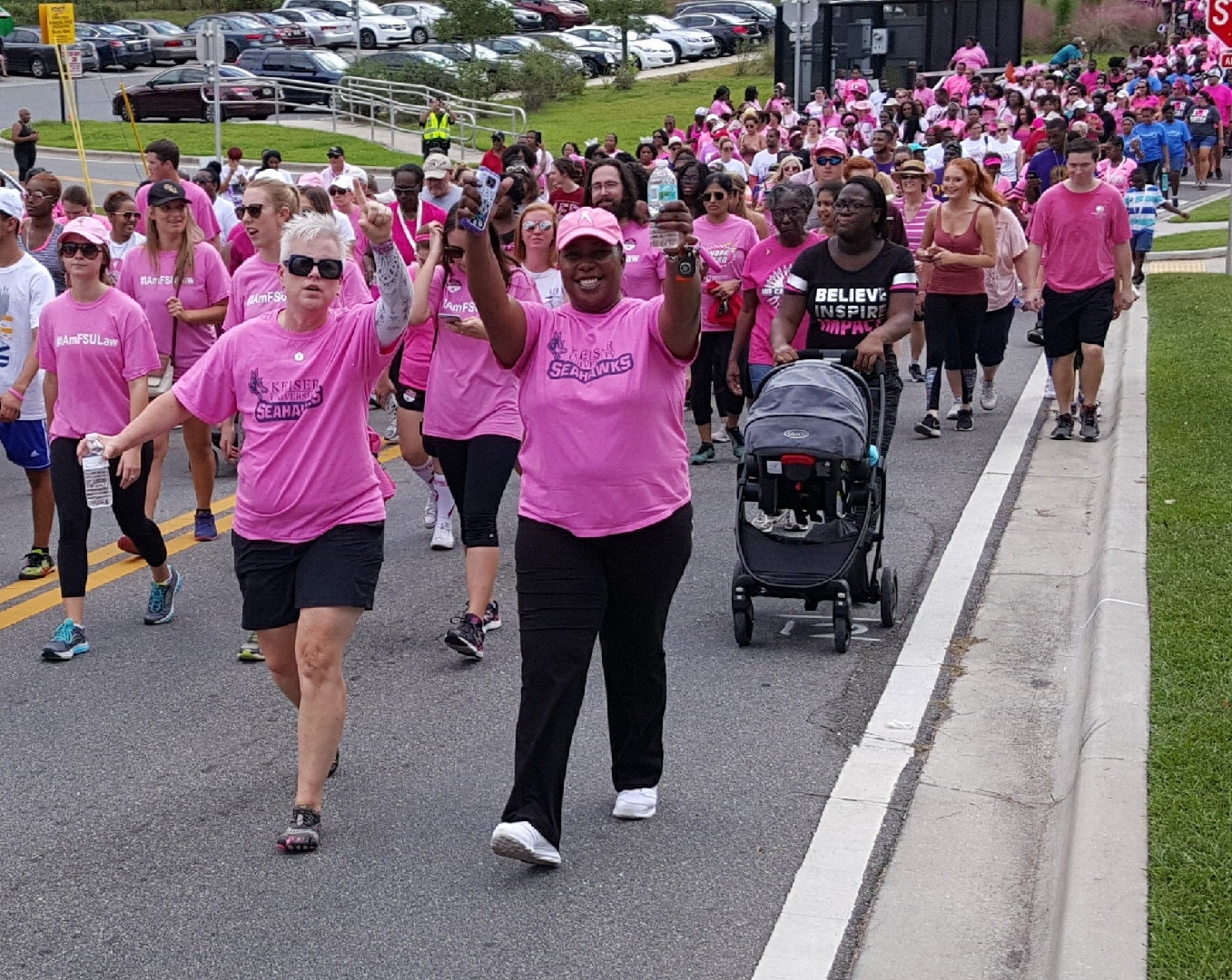 Tallahassee Participates In Making Strides Against Breast Cancer Walk 